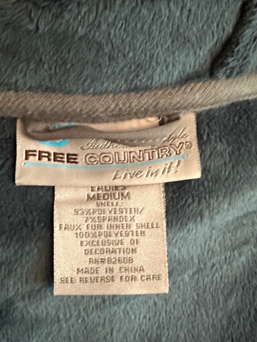 Free Country - Women’s Blue Hooded Softshell Jacket. Size M - Picture 2 of 10